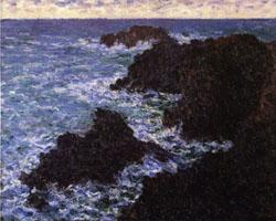 Claude Monet The Rocks of Belle -Ile China oil painting art